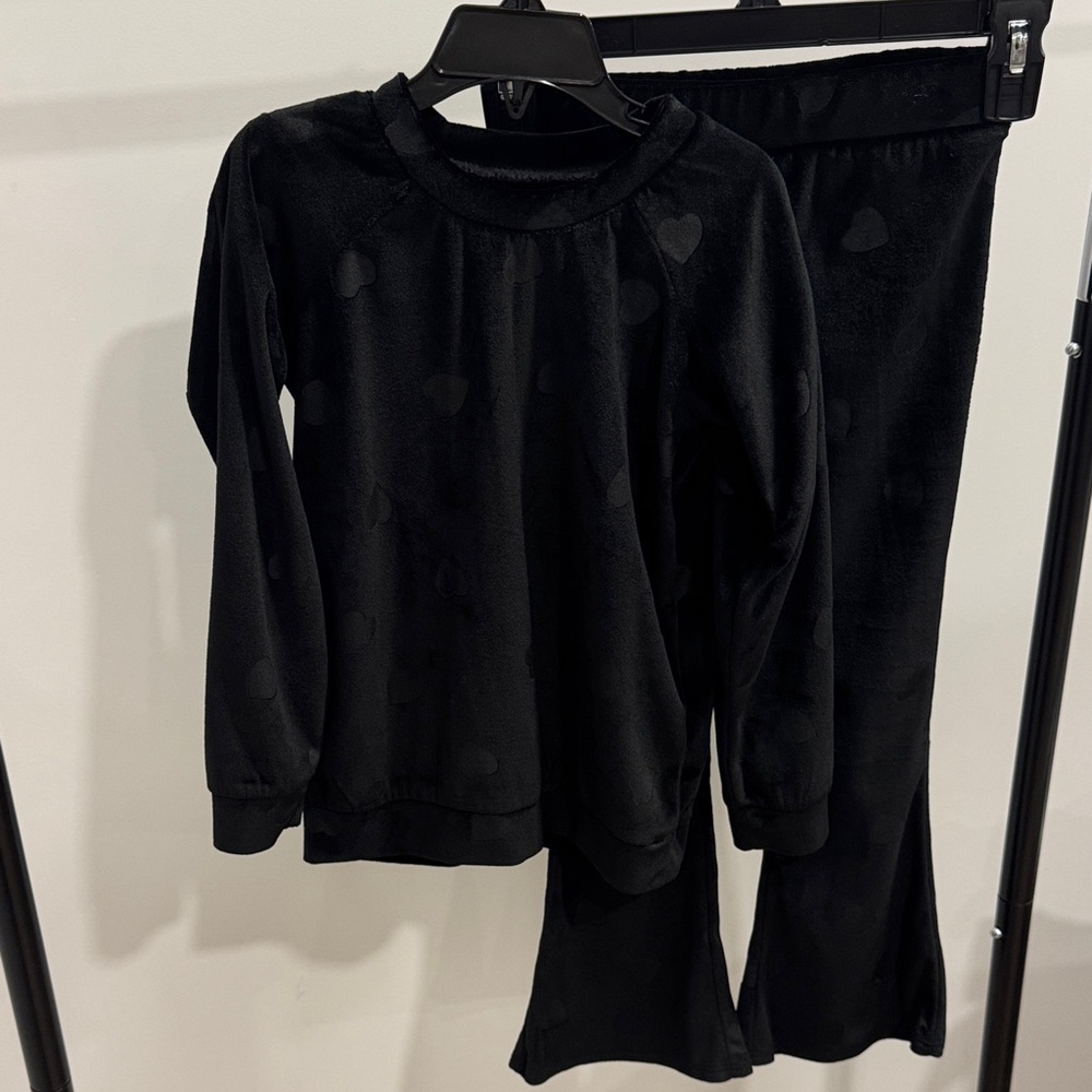 Chaser Black Heart Kids Pajama Set